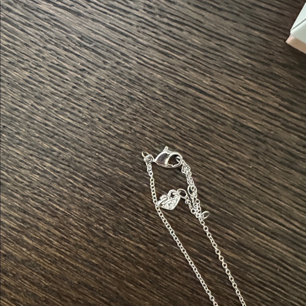 Swarovski Necklace with Blue and Clear Gemstones - Picture 3 of 5